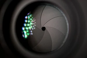 image of Aperture of camera lens