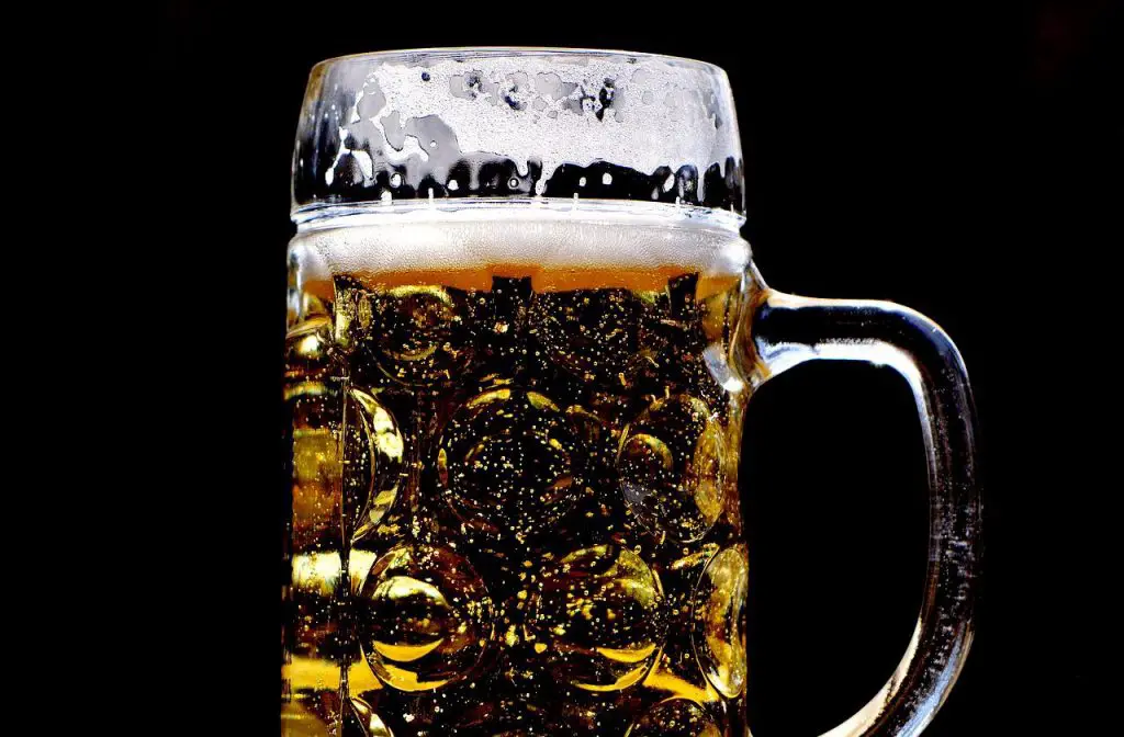 photo of a glass of beer