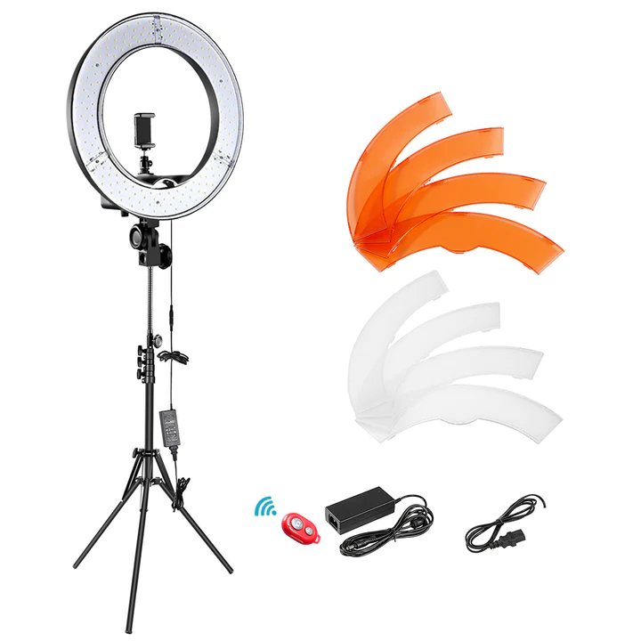 Neewer 14″ LED Ring Light with stand kit and carrying bag & soft tube