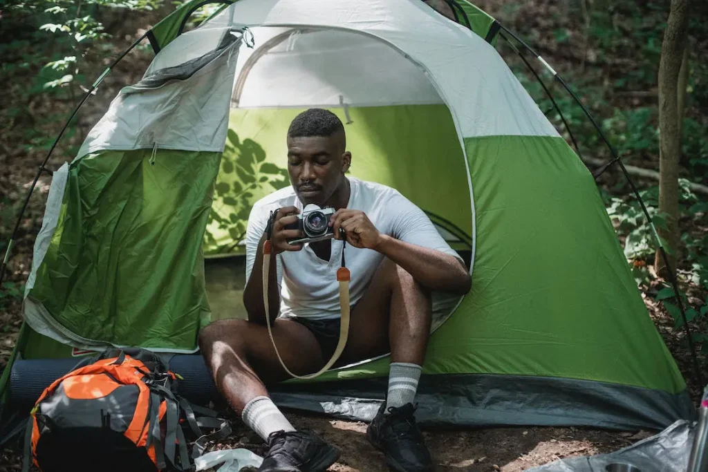 use camera straps for camping photography