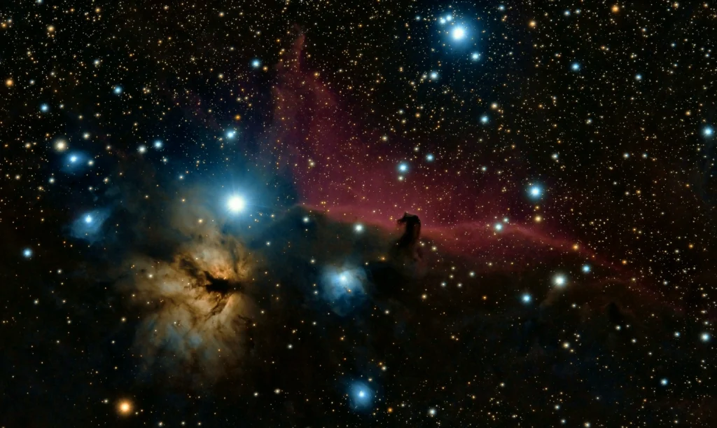 The Horsehead & Flame Nebula 