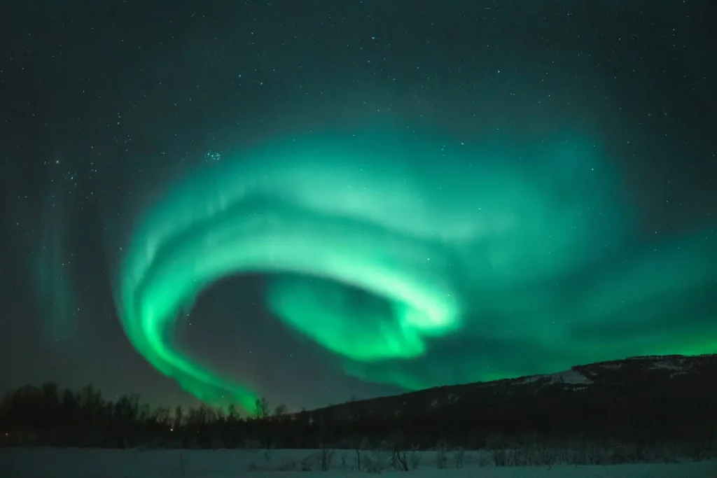 Aurora in Northern Hemisphere