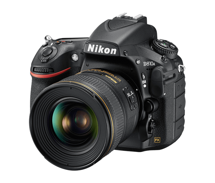 Nikon D810A as low noise camera