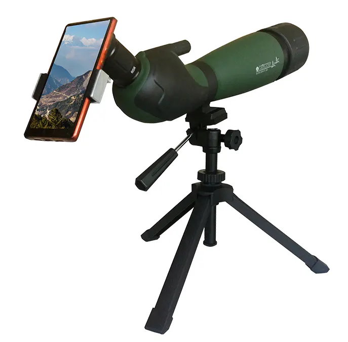 Smartphone setup with a KONUSPOT-65 15-45X65 spotting scope