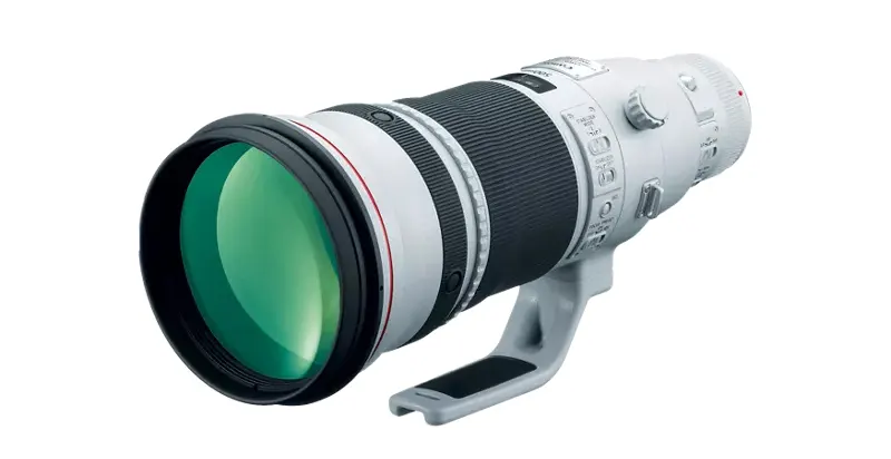 Canon EF 500mm f/4L IS II USM telephoto lens